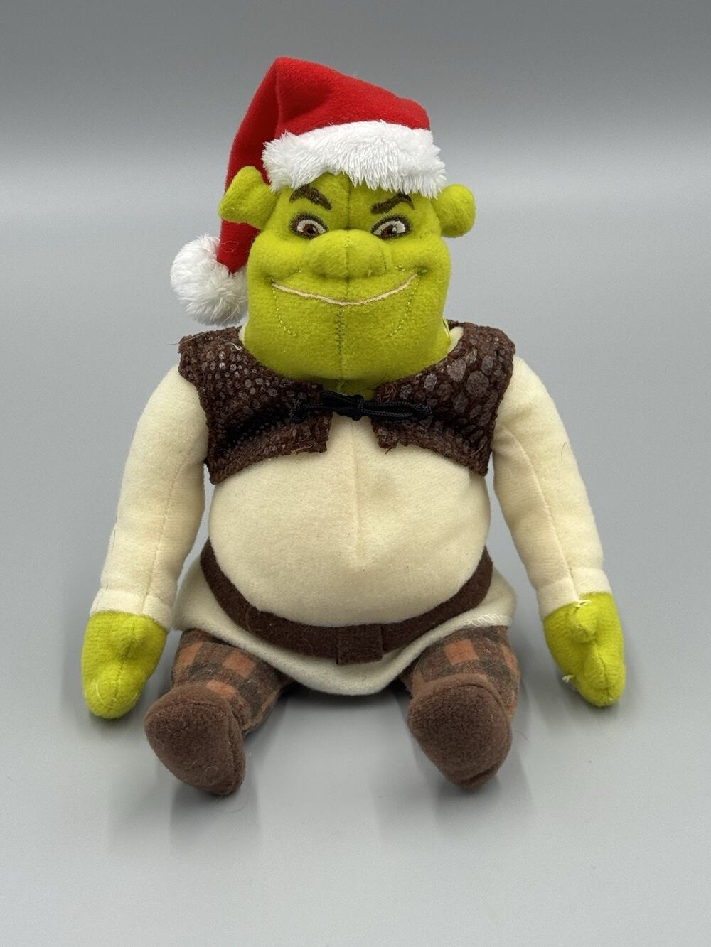 2008 Ty Shrek the Halls Beanie Plush Doll 8” Stuffed Animal